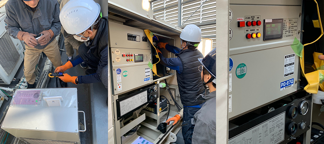 非常用発電機のメンテナンス